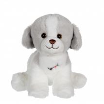 Peluche - Dogz & Kats Sonores 18 Cm - Chien Gris - Gipsy Toys