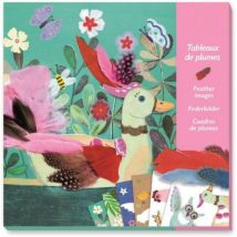 Tableaux De Plumes Duvets Chics - Djeco - Dj09405 - Loisirs Creatifs - Djeco