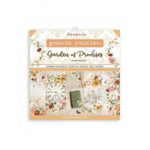 Pochette De 10 Feuilles Recto Verso Garden And Promises Stamperia Scrapbooking