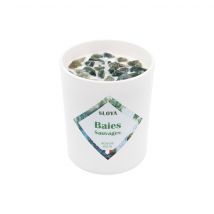 Bougie Bijou Pierres Agate Mousse - Parfum Baies Sauvages - SLOYA