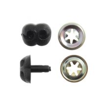 Lot De Nez En Plastique 25 Mm Pour Jouets - Ajoutez Une Touche Amusante À Vos Créations Artisanales - Lot De 4 Pièces - Trimits Noir - Distrifil