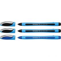 3 Stylos À Bille - Bleu/noir - Pointe Extra Large Xb - Slider Memo Xb - Slider Rave Xb - Schneider
