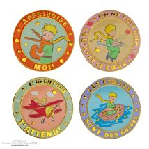 Set De 4 Sous-verres En Céramique Le Petit Prince - Le Petit Prince - Cinereplicas