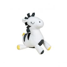 Doudou En Velours Blanc - Sauthon