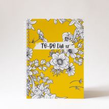 Carnet To Do Mustard Flowers - Women Warriors