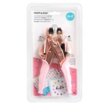 Perforatrice Créative Manuelle We R Makers Crop-a-dile - Métal Et Plastique - Rose Gold - We R memory keeper