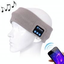 Bonnet Bluetooth Sport Musique Avec Micro Pour Iphone Samsung Et Autres Appareils Gris Yonis - Yonis