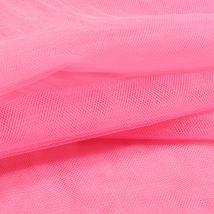 Tissu Tulle Souple Grande Largeur Uni Rose - Au Mètre - Craftine