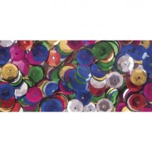 Paillettes, 6mm Bombées, Boîte 6g, Lavable, Assorties