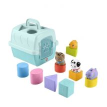 Fisher-price-trieur Caisse De Transport D'Animaux-trieur 8 blocs Htw93