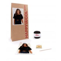 Kit Crochet Top Femme Minorque Noir 50/52 - Phildar