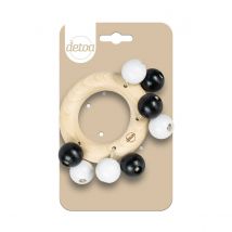 Detoa Eveil Hochet - Noir Blanc