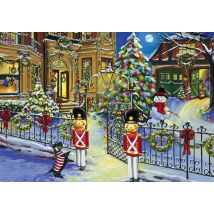 Puzzle 1000 Pièces - Christmas House - Bluebird Puzzle
