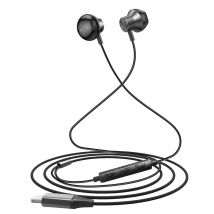 Linq Ecouteurs Filaires Lightning Semi-intra-auiculaire Noir
