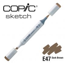 Marqueur À L'Alcool Copic Sketch E47 Dark Bark