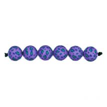 5 Perles Acid Leo Lilas Ø 16 Mm - Rico Design