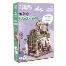 Vitrine Bois 3d - Flower Shop - Graine Creative