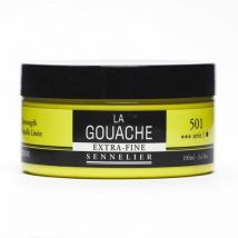 Gouache - Extra-fine - Jaune Citron - 501 - Sennelier - Pot De 100ml - Beaux-arts