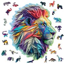 Wooden City Puzzle: Modern Lion 250/25, En Bois, 8+ - Wooden city