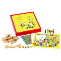 Coffret Bois 100 Jeux Acidule - Jeujura