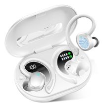 Écouteurs Bluetooth Sans Fil Led Affichage Digital Longue Autonomie Blanc Blanc Yonis - Yonis