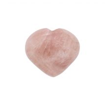 Coeur Poli En Pierre Quartz Rose - SLOYA