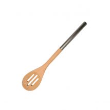 Cuillère En Bois Ajourée Avec Manche Inox 34 Cm En Tout Fackelmann Boissellerie