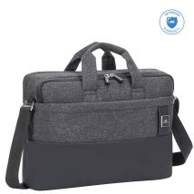 Sacoche Rivacase Lantan Premium Pour Macbook Pro 16 And Ultrabook Bag 15.6 Gris Chiné