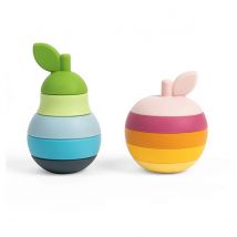 Pomme Et Poires Souple À Empiller - Bigjigs - Jaune - Bigjigs Toys
