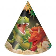 8 Chapeaux Dino Relief - Creative Party