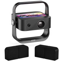 Vidéoprojecteur Tablette Tactile 7’’ Android 12 – Ultra Hd 4k + Mur D’enceintes Bluetooth Modulables 20w