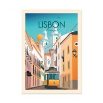 Affiche 30x40 Cm - Lisbon Portugal - Studio Inception - Wall Editions