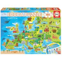 Puzzle 150 Pcs Carte D'Europe - Educa Borras