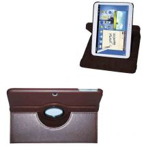Housse Étui Samsung Galaxy Tab 3 10 P5200 Protection Integral Support 360 Marron Yonis - Yonis