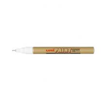 Lot De 12 Marqueurs Pointe Calibrée Extra-fine Paint Marker Px203 0,5 - 0,7mm Or Uni-ball - Uni-Ball