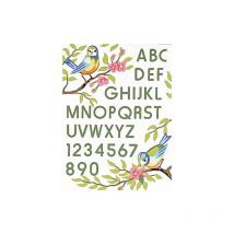 Kit Canevas Oiseaux Abc 25x30cm - LUC