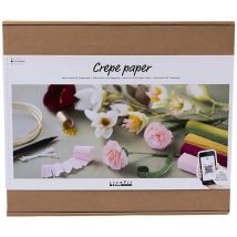 Maxi Kit Créatif Papier Crépon - Fleurs - CC Hobby