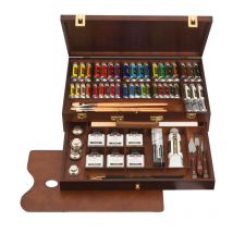 Peinture À L'Huile - Coffret - Excellent - 19 Tubes De 15 Ml Et Accessoires - Rembrandt