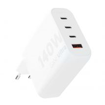 Xtorm Chargeur Secteur Gan² 140w 3 Usb C + Usb Format Compact Blanc