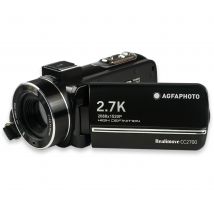 Agfa Photo Realimove Cc2700 – Caméscope Numérique, 2.7k, 24mp, Écran Tactile 3'', Zoom 18x, Télécommande, Batterie Lithium - Noir - Agfa Photo