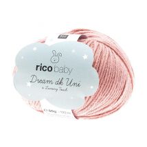 Fil À Tricoter Rico Baby Dream Uni Dk - Rico Design 07 Rose