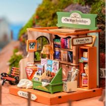 Maquette 3d - La Librairie Muse - Robotime