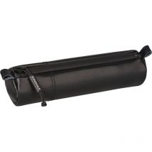 Trousse Scolaire - Ronde - Noir - Imitation Cuir - 20 X 4,5 Cm - Brunnen - Bruneau