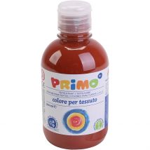 Peinture Textile, Brun, 300 Ml/ 1 Flacon - Primo