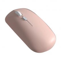 Souris Sans Fil Ergonomique 1600dpi Silencieuse Portable 10m 2.4g Rose Yonis - Yonis