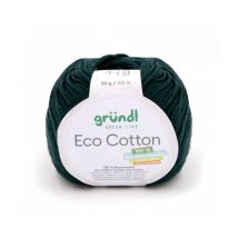 Pelote De Coton Organique Eco Cotton - Gründl 17 Vert