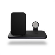 Zens Stand Charge Sans Fil 4-en-1+prise 45w Usb-c Noir - Zens
