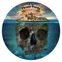Disque Gâteau Pirate L'Ile Fantôme (19 Cm) - Annikids