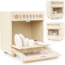 Jouet D'Imitation Enfant- Imitation Ménage Lave Vaisselle En Bois- Mamabrum- Avec Accessoires