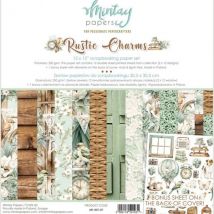 12 Papiers Scrapbooking 30,5 X 30,5 Cm Mintay By Karola Rustic Charms - MINTAY